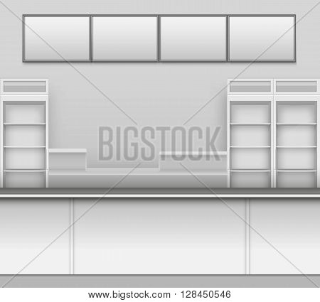 Grocery Store Bar Cafe Beer Cafeteria Fast Food Counter Desk Interior Exterior Showcase