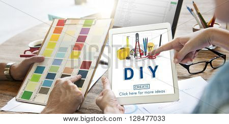 Handmade Do It Yourself Equipment Concept