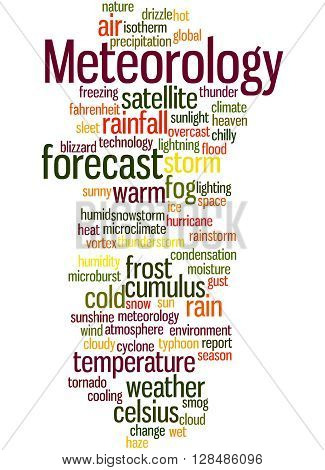 Meteorology, Word Cloud Concept 7