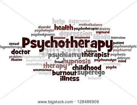 Psychotherapy, Word Cloud Concept 3