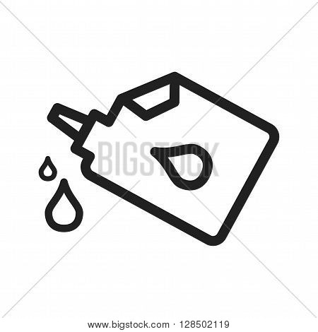Oil, engine, car icon vector image. Can also be used for car servicing. Suitable for use on web apps, mobile apps and print media.