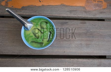 Dessert Thailand style. Name 