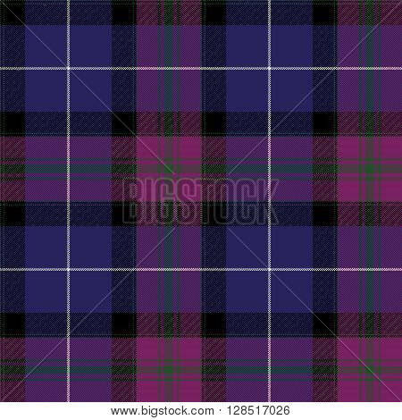 Pride of scotland tartan fabric texture pattern seamless.Vector illustration. EPS 10. No transparency. No gradients.