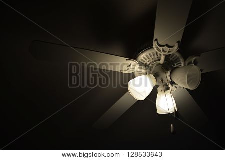 Imperfection. One light bulb is out of order which makes it look beautiful.