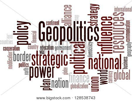 Geopolitics, Word Cloud Concept 9