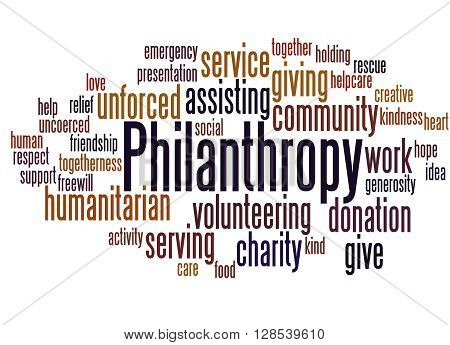 Philanthropy, Word Cloud Concept 2