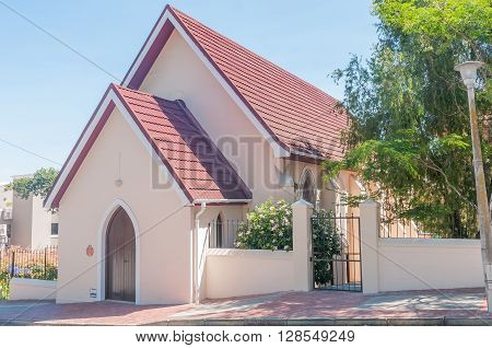 KNYSNA SOUTH AFRICA - MARCH 3 2016: The Methodist Church in Knysna was opened on 29 October 1893