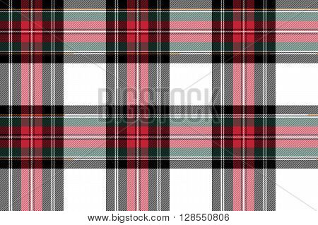 dress stewart tartan seamless pattern fabric texture .Vector illustration. EPS 10. No transparency. No gradients.