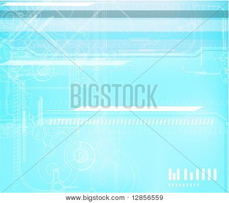 Digital baggrund for techno design. EPS10