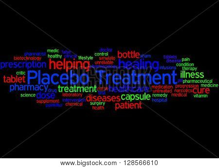 Placebo Treatmen, Word Cloud Concept 5