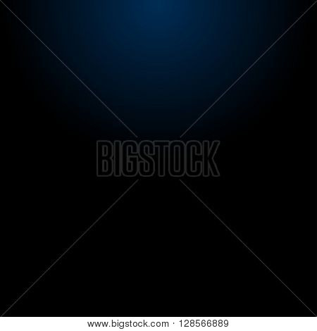 Abstract gradient blue dark background. Vector illustration