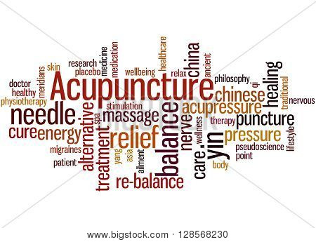 Acupuncture, Word Cloud Concept 4
