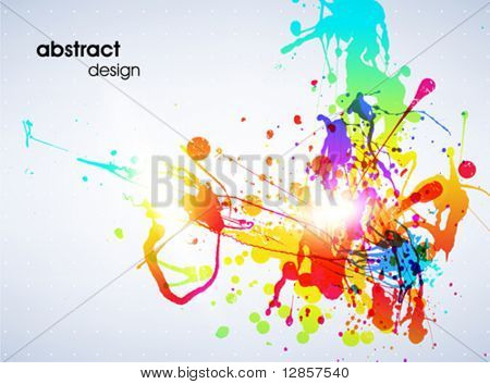 抽象的彩色背景。向量。