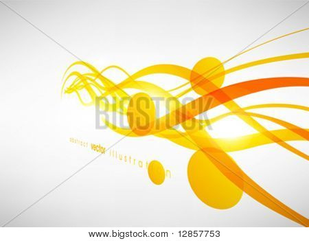 Linee vettoriali astratti