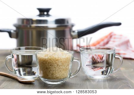 Steamed Rice - A Recipe