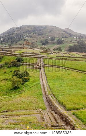 Overall View Of The Site Of Ingapirca Archeological Site Ecuador Largest Inca Ruins South America