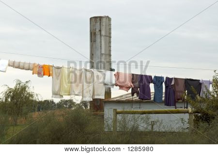 Corde à linge Amish