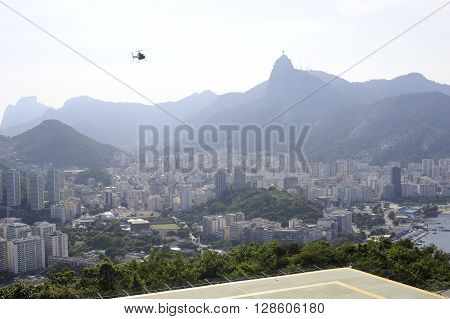 View From The Sugaloaf At Botafogo And Other Disctricts Of Rio De Janeiro.