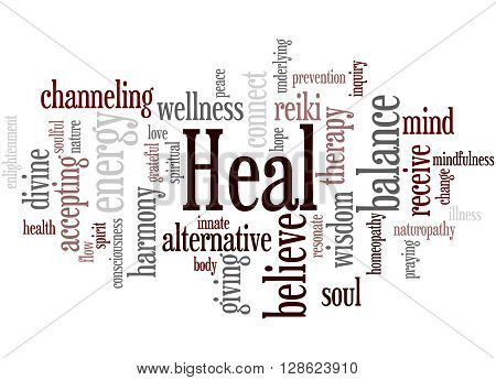 Heal, Word Cloud Concept 2