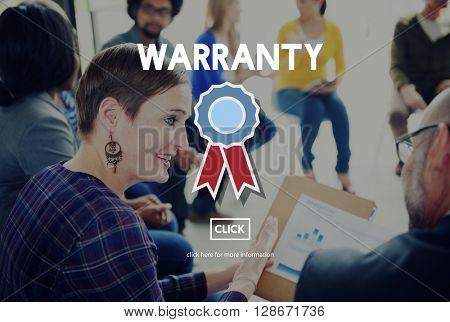 Warranty Guarantee Guaranty Quality Certificate Concept