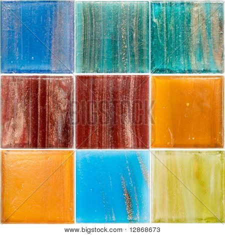 tavolozza di un vetro piastrelle