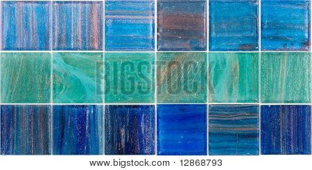 tavolozza di un vetro di colore piastrelle