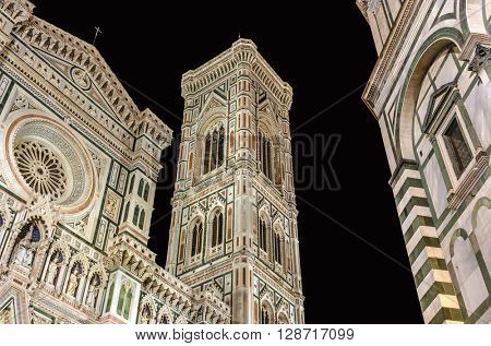 Night view of the Florence Duomo