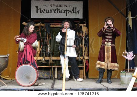 Medieval Musicians In Leipzig