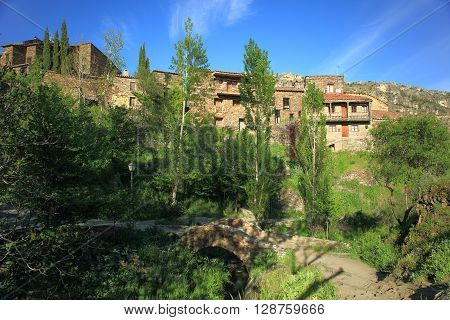 Village of Patones de Arriba. Madrid's community. Spain