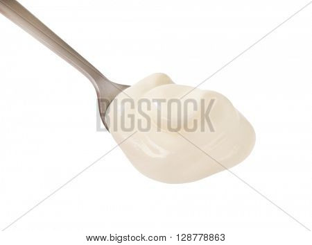 Spoonful of fresh double cream
