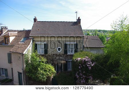 Traditional house in Auvers Sur Oise, France
