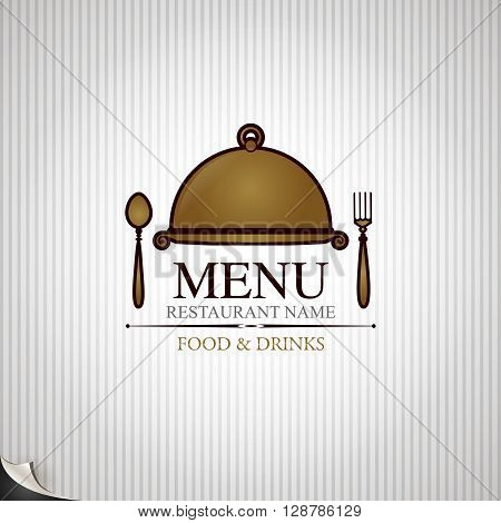 Bright restaurant menu. Vintage menu restaurant or cafe.
