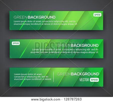 Abstract banner design. Vector. Ecology vegan madicine