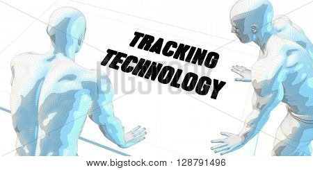 Tracking Technology Discussion and Business Meeting Concept Art 3D Illustration Render