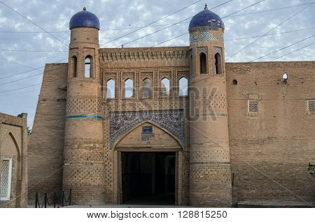 West Gate (palvan Darvoza) Of Khiva Old City, Itchan Kala. Khiva,  Uzbekistan