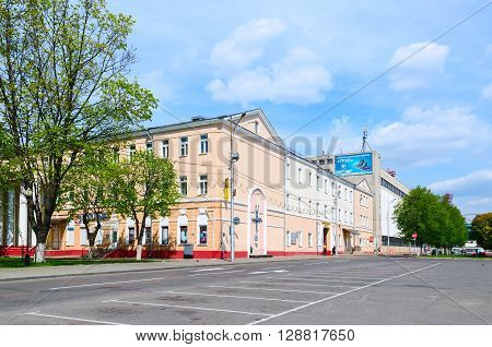 GOMEL BELARUS - May 1 2016: Building of shoe factory 
