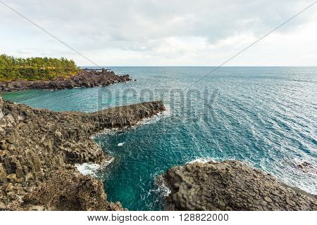 Jungmun Daepo In Jeju Island, South Korea