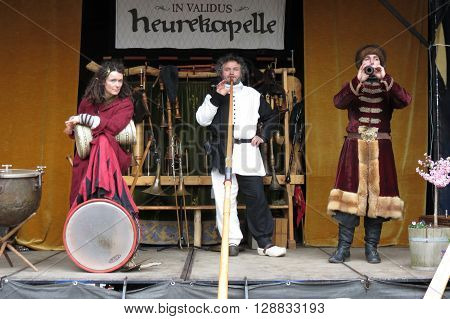 Medieval Musicians In Leipzig