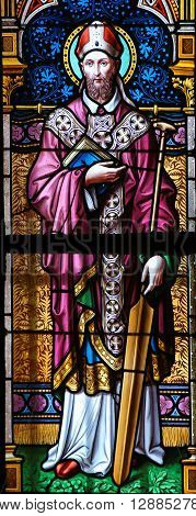 Stained Glass - St. Adalbert Of Prague