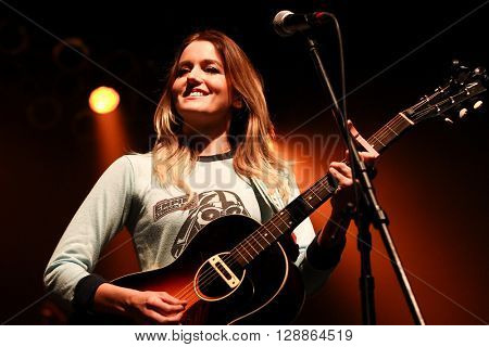 HUNTINGTON, NY-MAR 26: Megan McAllister of Fairground Saints performs onstage at the Paramount on March 26, 2016 in Huntington, New York.