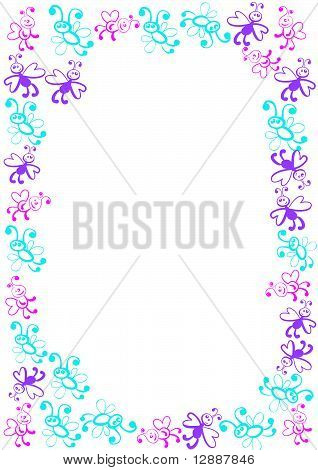 Photo frame with bees