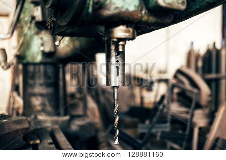 Industrial lathe cnc metal milling machine in factory