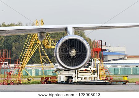 Aircraft Jet Engine Boeing 747