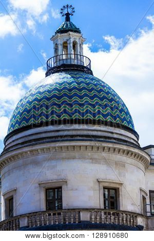 One of the building on Picadilly circus. London.UK