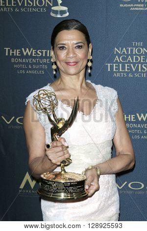 LOS ANGELES - May 1: Sonia Manzano at The 43rd Daytime Emmy Awards Gala at the Westin Bonaventure Hotel on May 1, 2016 in Los Angeles, California