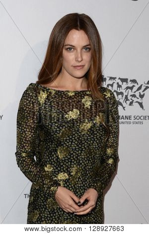 LOS ANGELES - MAY 7:  Riley Keough at the Humane Society Of The United States LA Gala at the Paramount Studios on May 7, 2016 in Los Angeles, CA