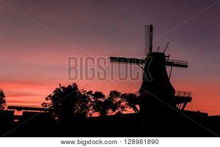 De Molen windmill is a landmark of the town of Foxton New Zealand.