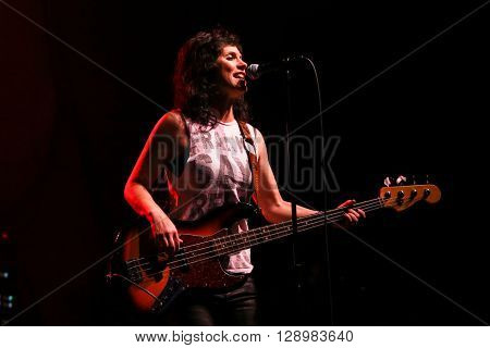 NEW YORK-MAY 6: Singer Kristen Henderson of Antigone Rising performs onstage at the Paramount on May 6, 2016 in Huntington, New York.