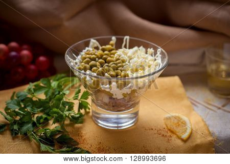 Fresh Salad with green pea, egg, ham
** Note: Visible grain at 100%, best at smaller sizes