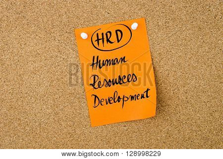 Business Acronym Hrd Human Resources Development